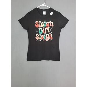 Sleigh Girl Sleigh Christmas Womens Pajamas T-Shirt Female XSMALL